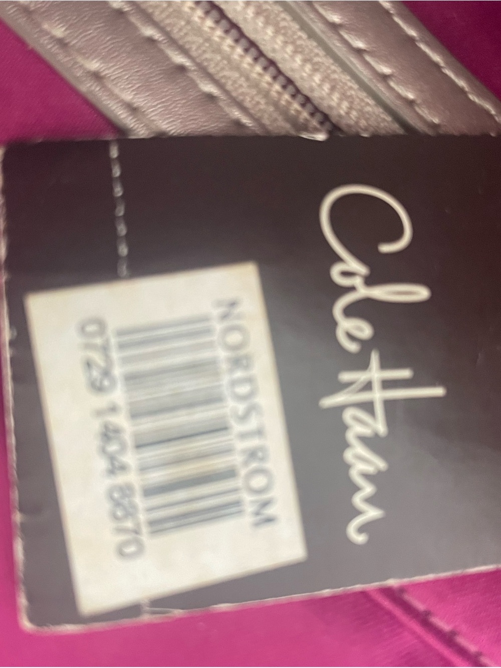 Cole Haan Silver izzie Woven Leather Clutch - Picture 5 of 9